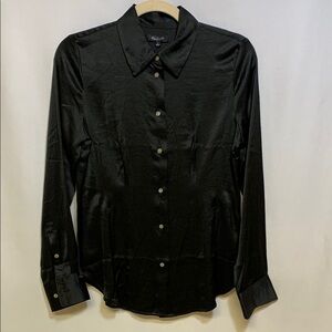 Madewell Black Button Down Top
